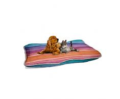 Fantasy Dogs Maxy - Almohada (60 x 100 cm), diseÃ±o de arcoÃ­ris