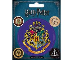 Wizarding World Harry Potter-Hogwarts - Vinilo adhesivo (10 x 12,5 cm), multicolor