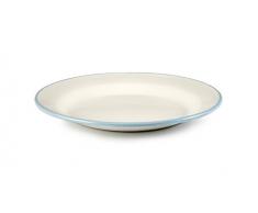 IBILI Plato Llano VERSALLES 22 CM, Stainless Steel, Blanco, 22 x 22 x 2 cm