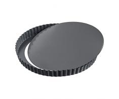 Kaiser La Forme Plus Molde Quiche Redondo, Antiadherente recubierta, Negro, 28 cm