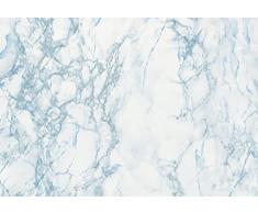 d-c-fix vinilo adhesivo muebles Cortes Azul mármol óptico autoadhesivo impermeable decorativo para cocina, armario, puerta, mesa papel forrar rollo láminas 45 cm x 2 m