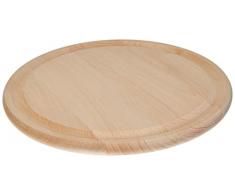 Fackelmann 31620 Tablero de Vesper, diámetro, 24 cm, tablón de Madera de Haya