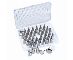 StÃ¤dter Lagostina 244153 - Boquillas para Manga pastelera (53 Unidades, Acero Inoxidable)