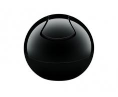 Spirella colección Bowl, Papelera, Poliestirol, Negro, 0