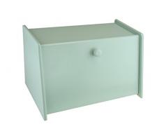 Apollo madera de panera de acero inoxidable, menta/verde