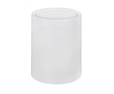 Wenko 25209100 Atri - Cubo de basura con tapa oscilante, 6 L, plÃ¡stico, 21 x 25,5 x 21 cm