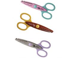 Fiskars 8233 - Pack 3 tijeras, decoro zoo