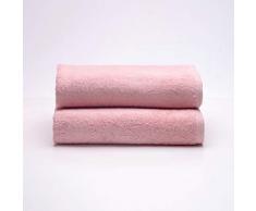 Sancarlos - Juego de 2 Toallas Ocean de BaÃ±o, Color Rosa, 100% AlgodÃ³n, 550gr/m2