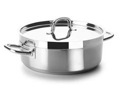Lacor - 54020s - Cacerola Sin Tapa Chef Luxe 20 Cm Inox