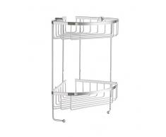 SMEDBO Sideline Doble Corner Cesta de jabÃ³n, Color Plateado