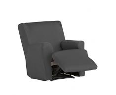 Eysa Ulises - Funda de relax pies juntos elástica para sillón, color gris