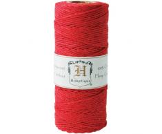 Hemptique hc20co Red - Cordel para jardinerÃa, Color Rojo