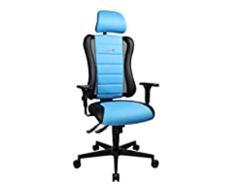 Topstar Sitness Racer RS Incluye reposabrazos y reposacabezas Silla giratoria de Oficina, Cuero sintÃ©tico, Azul y Negro, 60 x 68 x 139 cm