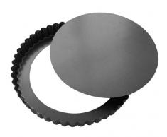 De Buyer 4706.20 - Molde para tarta con acanaladuras rectas (desmontable) , 20 cm