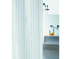 Spirella colección Magi, Cortina de Ducha Textil 180 x 200, 100% Polyester, Blanco