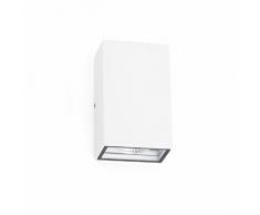 Faro Barcelona 70813 - LING Aplique (bombilla incluida) LED, 6W, aluminio inyectado y difusor de cristal transparente, color blanco