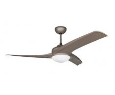 Orbegozo Ventilador de Techo con luz y Mando a Distancia CP 93105, MarrÃ³n, 105 cm