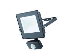 Masterplug Proyector LED con Sensor de Movimiento PIR, 30 W, Negro