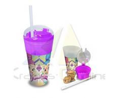 Shimmer And Shine KD-SH17087 Vaso 2 En 1, Multicolor