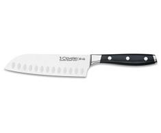 3Claveles Toledo - Cuchillo forjado Santoku, 14 cm, 5,5 pulgadas