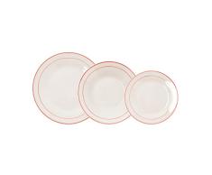 Quid Esfera Vajilla Porcelana 18 Pieces -6 People Blanco