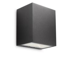 Philips myGarden Ledino Flagstone - Aplique de pared, iluminaciÃ³n exterior, 7,5 W, 1 bombilla incluida, color negro