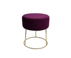 ECHTWERK Taburete Marilyn con Superficie de Terciopelo, 35,5 x 35,5 x 40,5 cm, hasta 150 kg, bayal