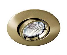CristalRecord Foco empotrable techo, Oro viejo