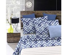 Fantasy sÃ bana de Cama de fantasÃ­a en Microfibra Impresa, rombos, SÃ¬ngolo