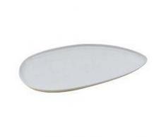 Denby China - Fuente para Servir (40 cm, tamaño Grande), Color Blanco