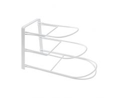 Compactor Organizador de vajilla para Cocina. Color Blanco. Fabricado con Alambre de Acero Recubierto. TamaÃ±o: 38 x 22 x H.23 cm. RAN7147