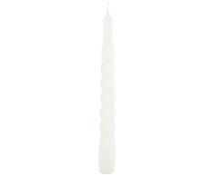 Cereria de Giorgio risthò Velas Vela Trenzada lacados, Cera, Blanco, 2.2 x 2.2 x 21 cm, 3 Unidad