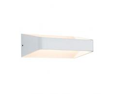 Paulmann Bar iluminación de pared Apto para uso en interior Blanco 5,5 W - Lámpara (Cepillado, Plaza, 1 bombilla(s), 5,5 W, Blanco)