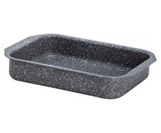 Bialetti Y0A2LS0003 - Bandeja de Horno (30 cm, 43,5 cm, Rectangular, Negro, Gris)