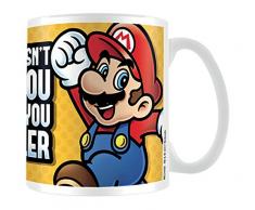 Pyramid International Super Mario (te Hace mÃ¡s pequeÃ±os) Oficial en Caja de cerÃ¡mica cafÃ©/tÃ© Taza, Papel, Multicolor, 11Â x 11Â x 1,3Â cm