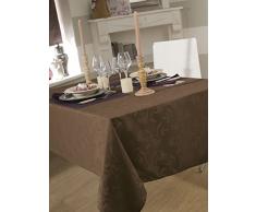 CALITEX Mantel damassee Ombra Taupe 150Â x 300