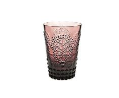 Casa Alegre Tree Set de 6 vasos, Vidrio, Rosa