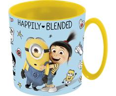 MINIONS 2158; Taza microondas 350 ml; Producto de plÃ¡stico; Libre BPA.