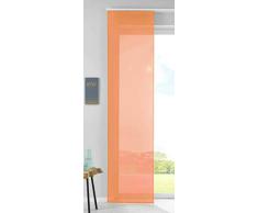 Gardinenbox Juego de 1 Cortina corredera de Voile (245 x 60 cm), Color Naranja