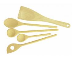 Tescoma JGO 5PZ CUCHARAS Y ESPATULAS Woody, Madera