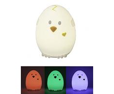 Luz nocturna infantil Eggie - Lampara bebe noche - Luz quitamiedos infantil - Decoración habitación bebé