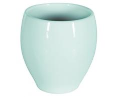 Spirella, Azul colección Bali, Portacepillos de Dientes 9,5 cm, Porcelana, Ø9 X 9.5 Cm