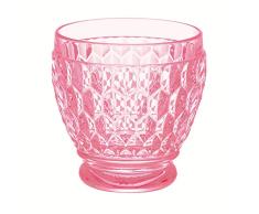 Villeroy & Boch Boston Coloured Vaso de chupito, 80 mililitros, Cristal, Rosa, 1 Unidad (Paquete de 1)