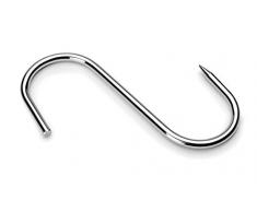 Lacor - 39043 - Set De 6 Ganchos Carniceros 12,5 cm 1 Punta Inox.