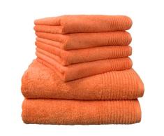 Dyckhoff 410996715 - Toalla de baño, 70 x 140 cm, Color Naranja
