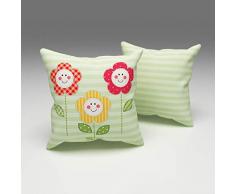 Eren Home - Funda de Almohada (sin cojín Interior), Multicolor, 43 x 43 cm