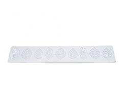 TRD09 Nature Tapete de Silicona para Hacer Decoraciones de azúcar, Color Blanco
