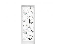 Blindecor Easy estores opacos sin taladrar Estampados - Estor Blackout Estampado Digital, Into The Wood, 50 x 150 cm (Ancho por Alto). TamaÃ±o de la Tela 47 x 145 cm. Persianas enrollables tÃ©rmicas