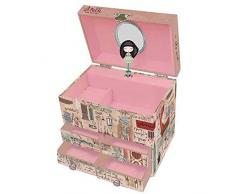 roymart Joyero 4 cajones anekke Organizadores de Joyas para Armario Almacenaje de Adornos Festivos ArtÃculos para el hogar Unisex Adulto, Multicolor (Multicolor), única