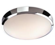 Firstlight Toro 2343 ch 11 Watt LED lámpara de techo con montaje para cromo y ópalo